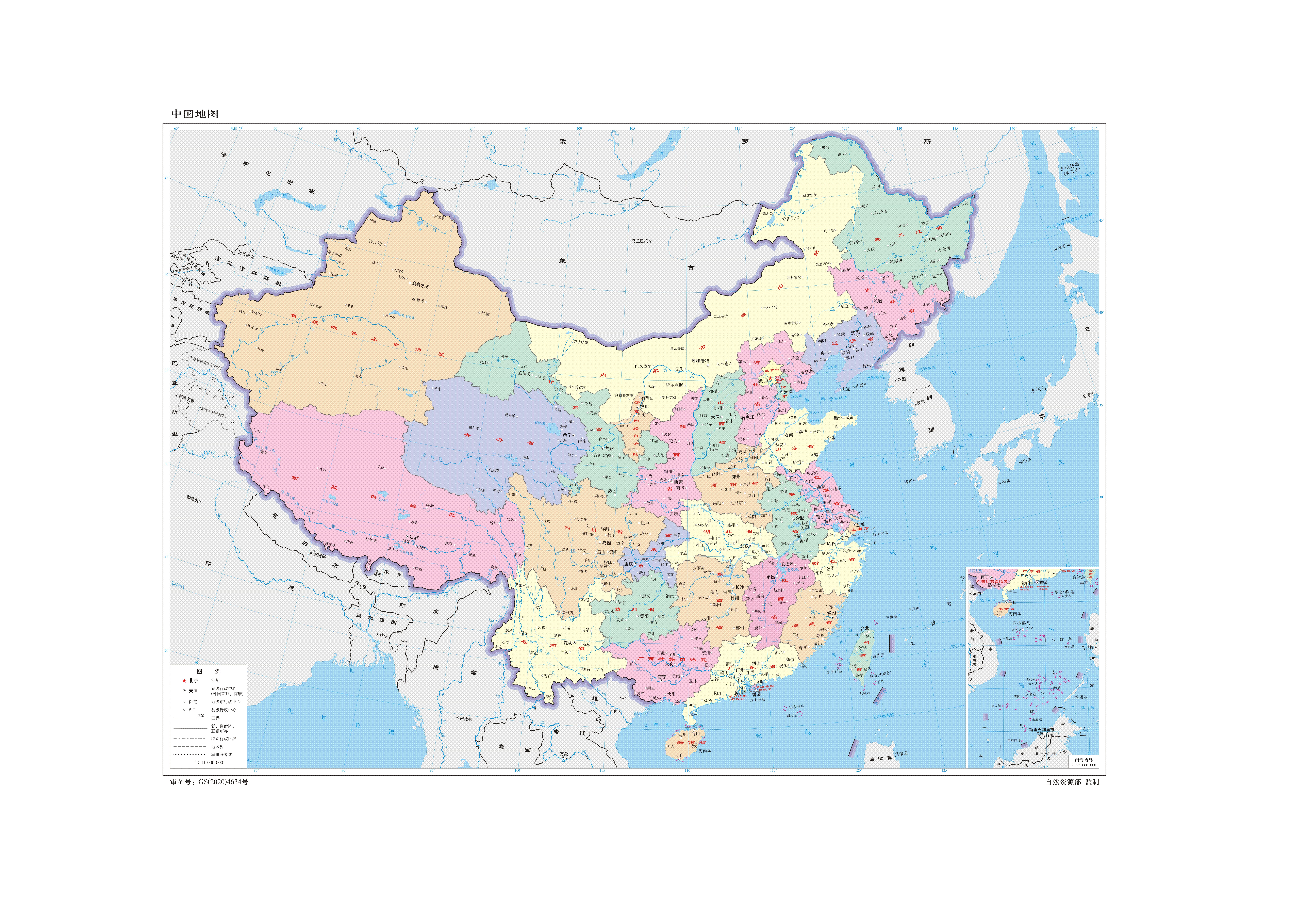 中国地图